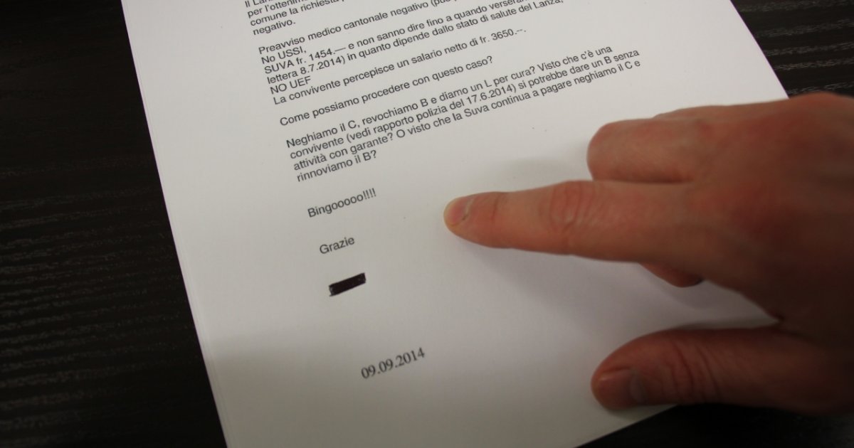 Bingooo Scambio Di Mail Tra Funzionari Come Ti Espello Il Criminale Ticinonline