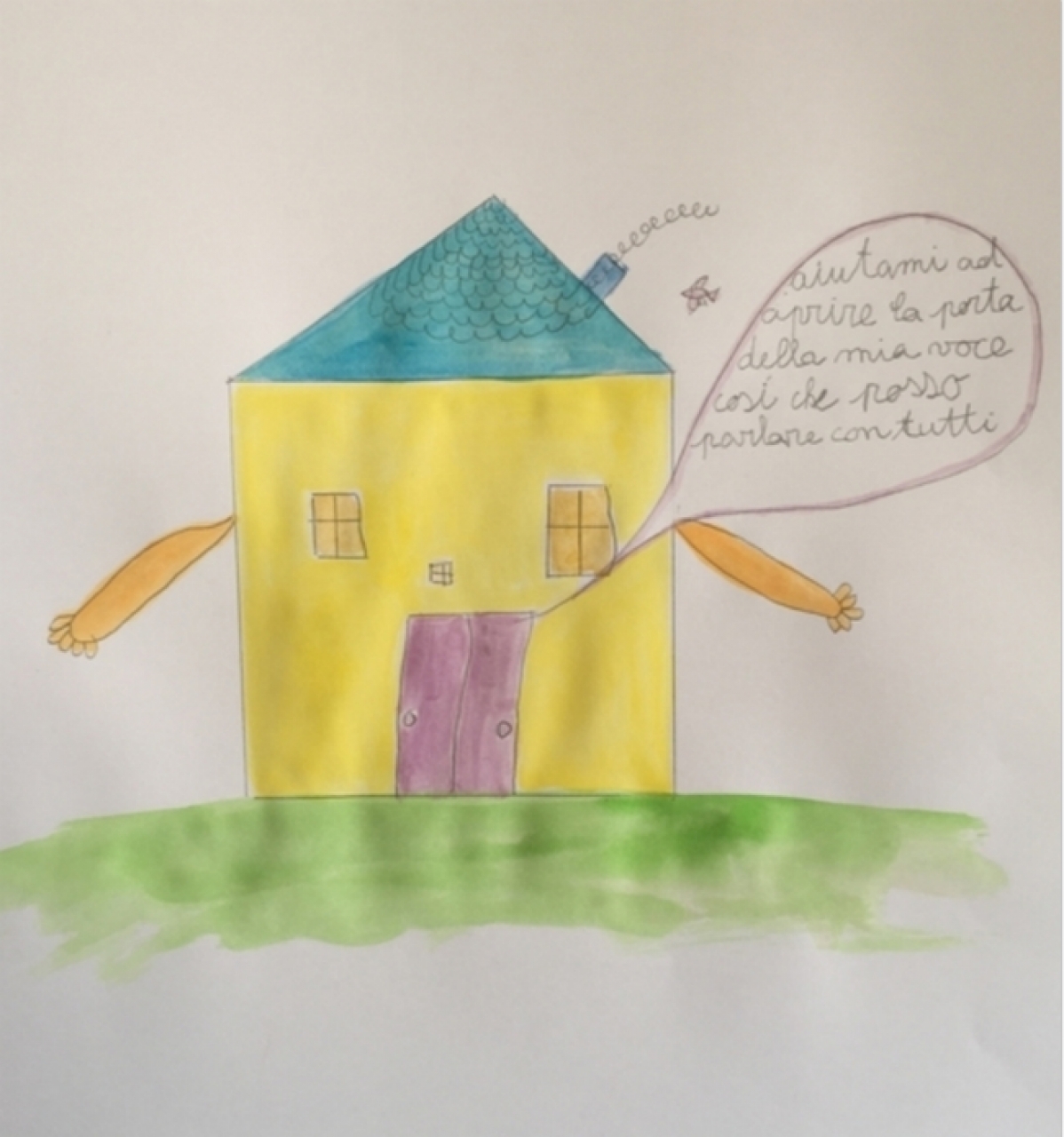 Il Disegno Appello Di Un Bambino Di 8 Anni Aiutatemi A Parlare Ticinonline