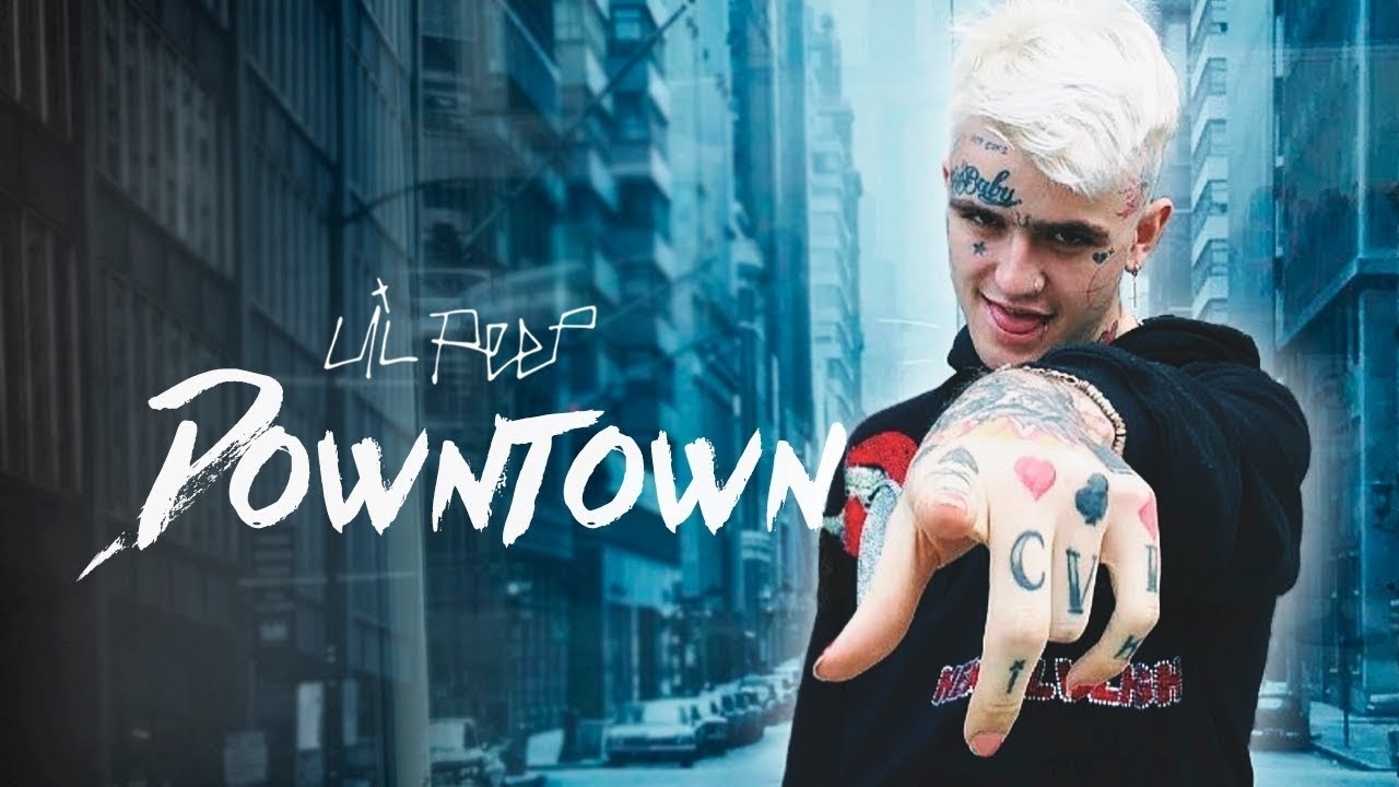 Lil peep castles speed up. Lil Peep Downtown. Downtown(Prod Lederrick) Lil Peep. Lil Peep Downtown обложка.