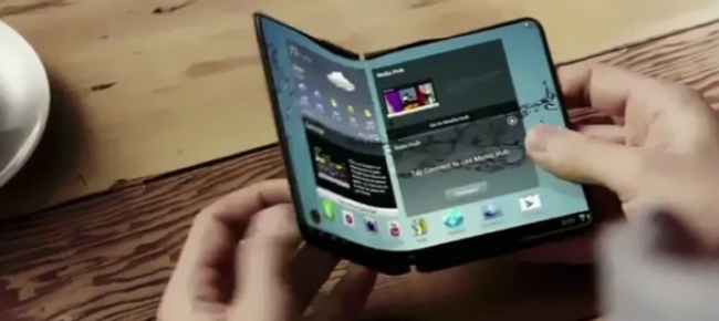 Risultati immagini per samsung schermo flessibile