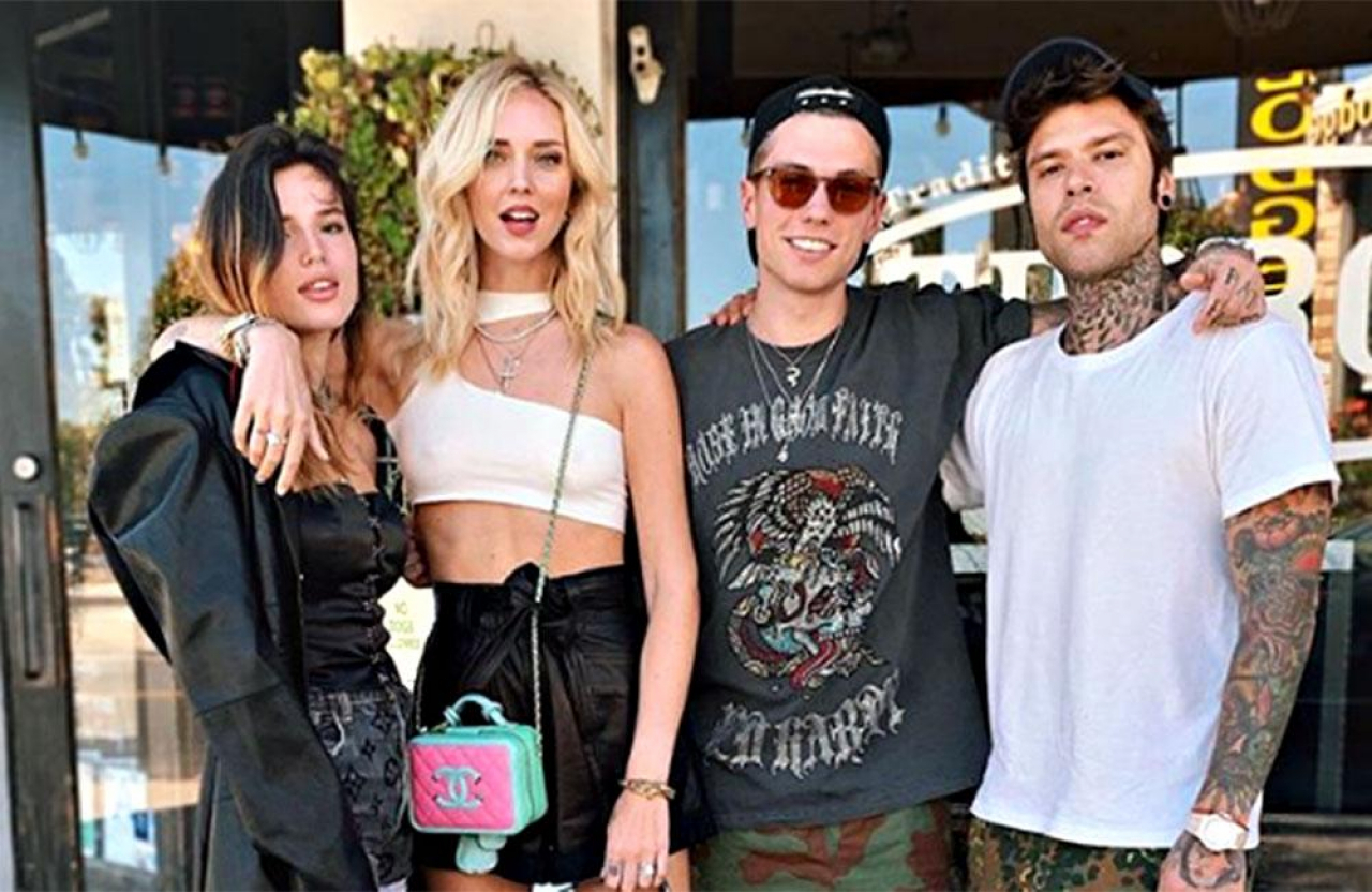Chiara Ferragni E Fedez Con Benj E Bella Thorne A Los Angeles Ticinonline