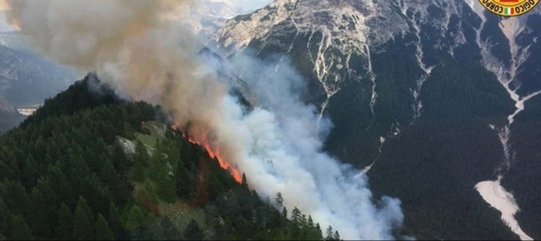 Fiamme Sopra Cortina Scoppiano Dei Residui Bellici Ticinonline