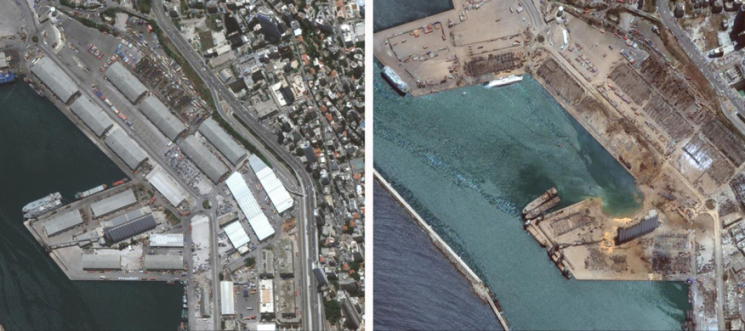 Il Porto Di Beirut Prima E Dopo La Tremenda Esplosione Ticinonline