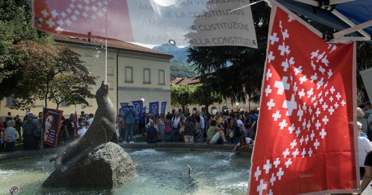 Corona-scettici in piazza a Bellinzona - Vimarsana News