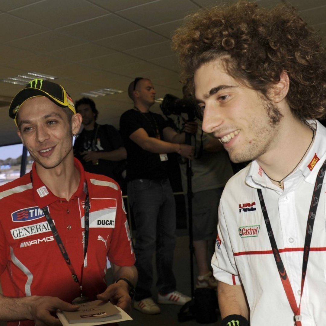 A Misano ci si emoziona per Valentino Rossi e Marco Simoncelli