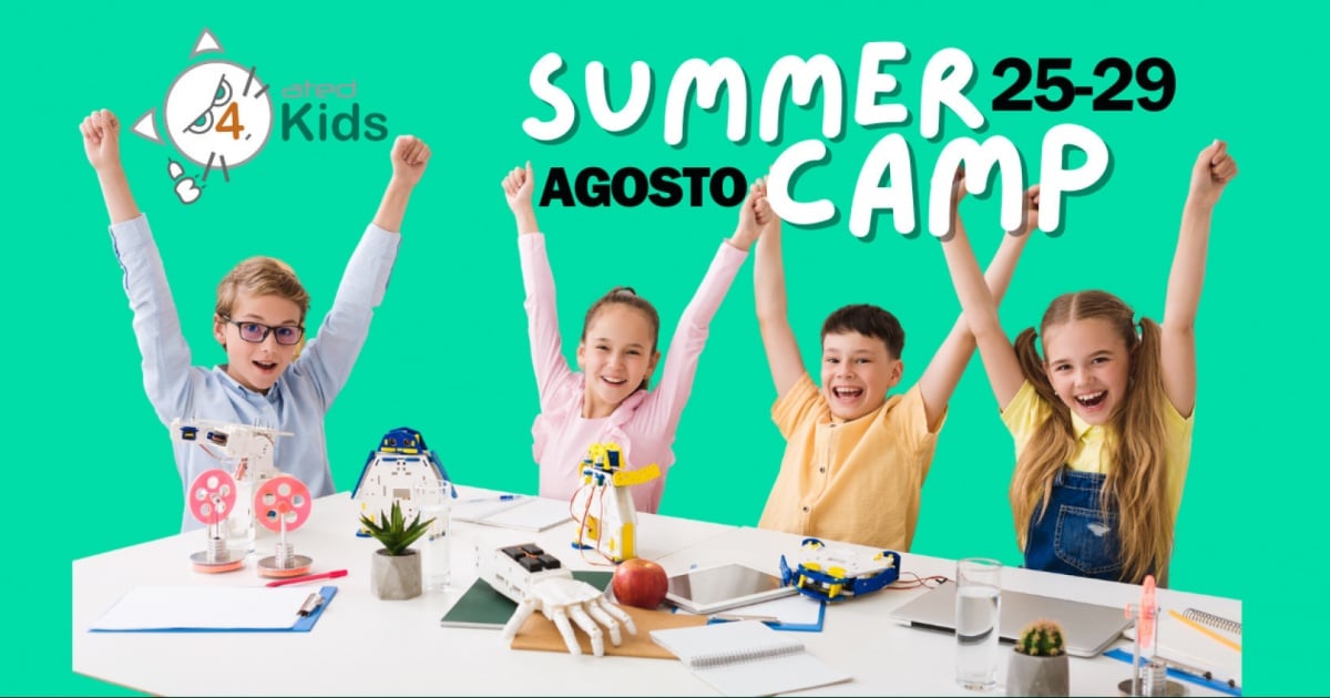 Ated4kids Summer Camp: Un'Estate di Tecnologia, Divertimento e Innovazione per Bambini e Giovani!