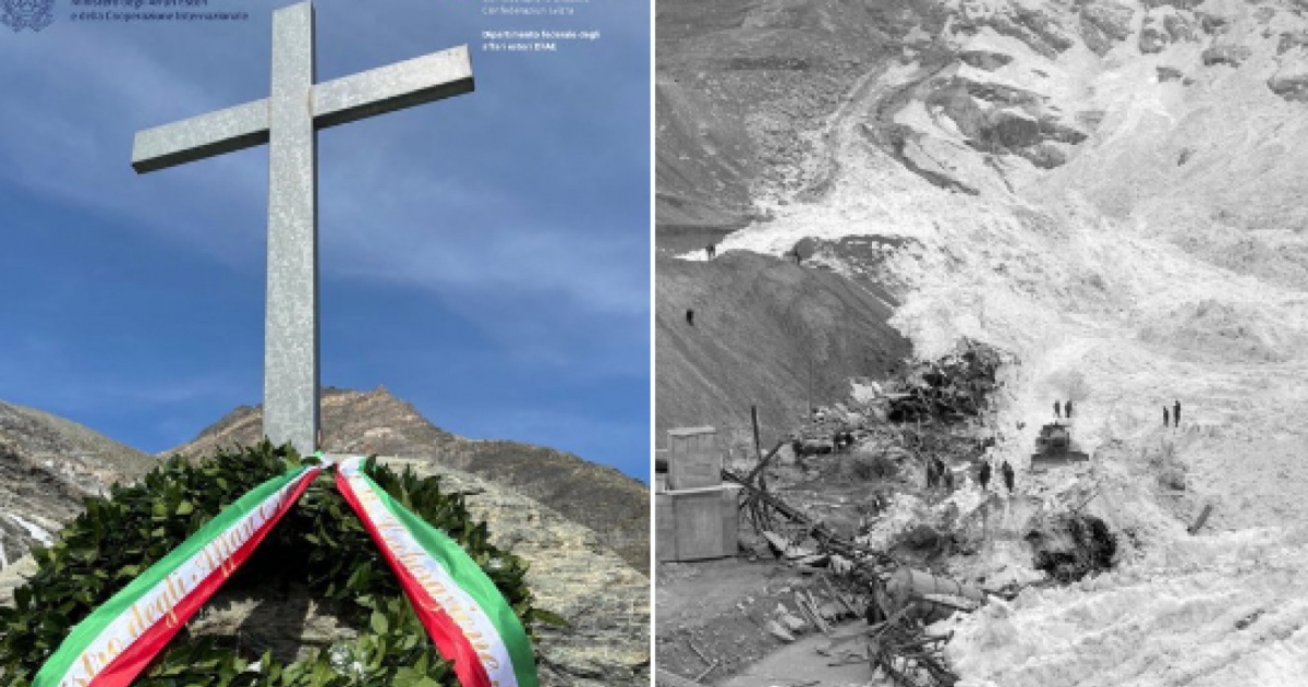 Cassis e Tajani rendono omaggio alle vittime della catastrofe di Mattmark