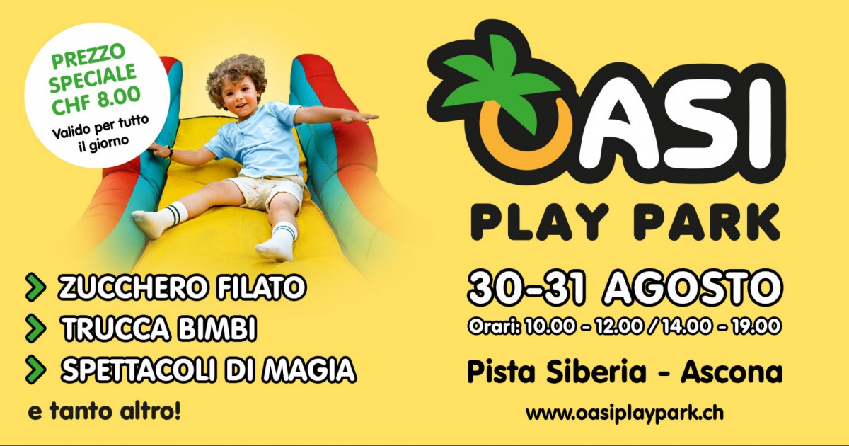 L'ultimo weekend all'Oasi Play Park