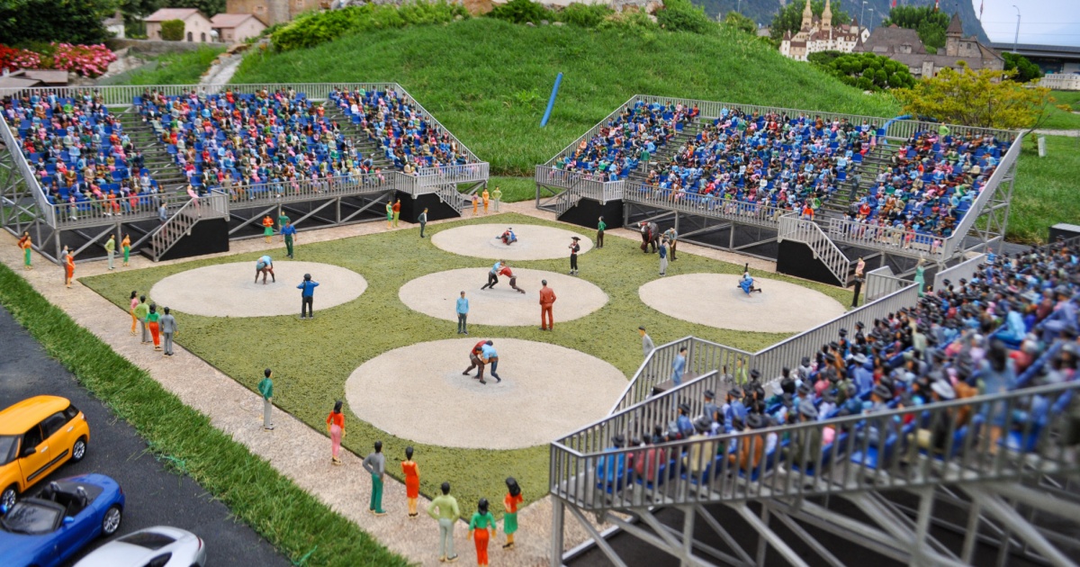 I giochi tradizionali svizzeri alla Swissminiatur