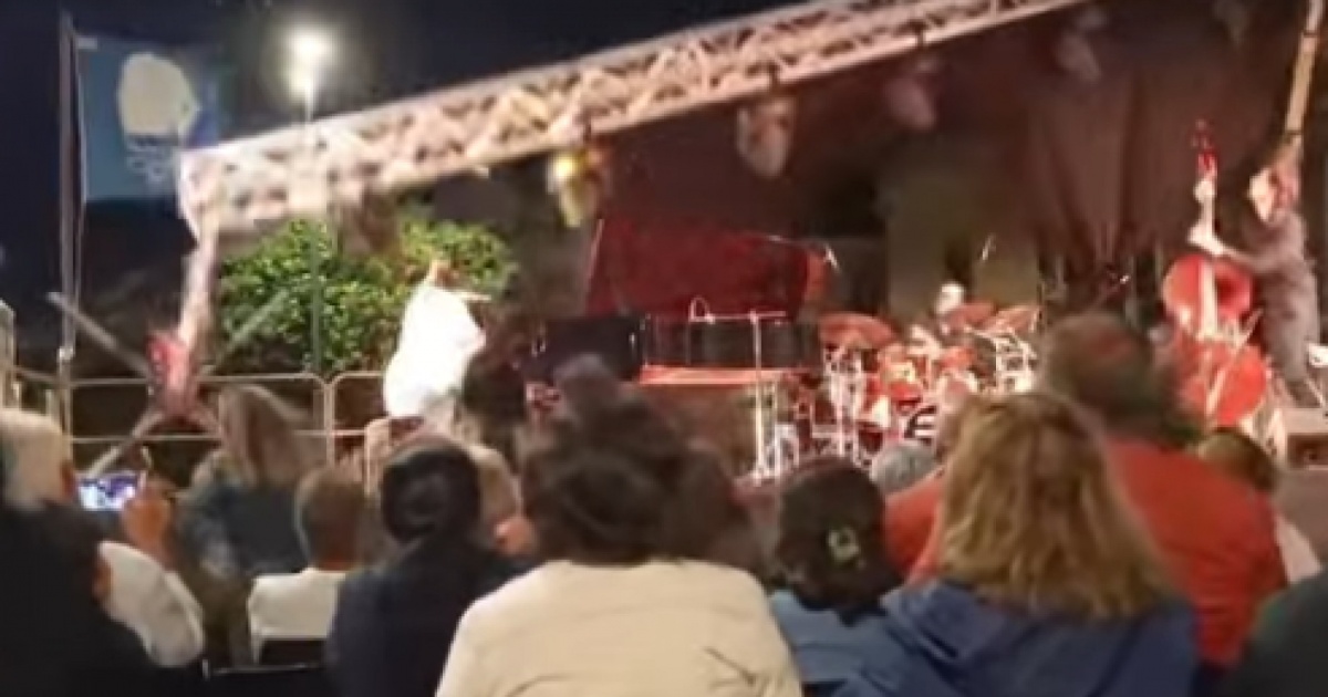 Tragedia sfiorata durante il live di Rafael Gualazzi