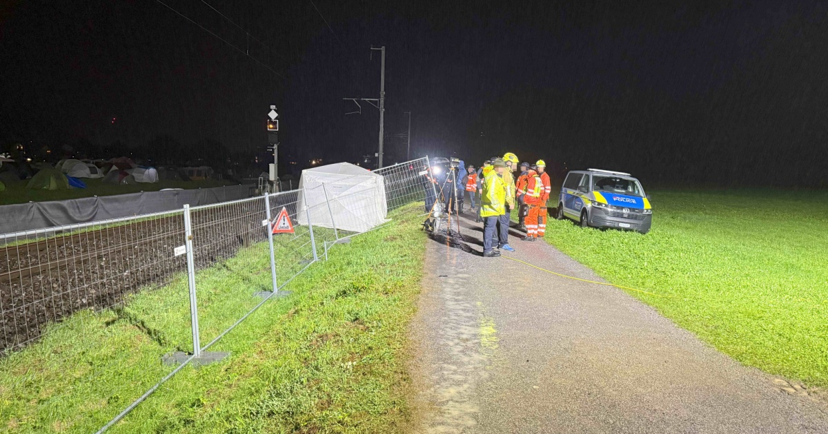 Investito e ucciso da un treno a margine della Festa federale di lotta svizzera