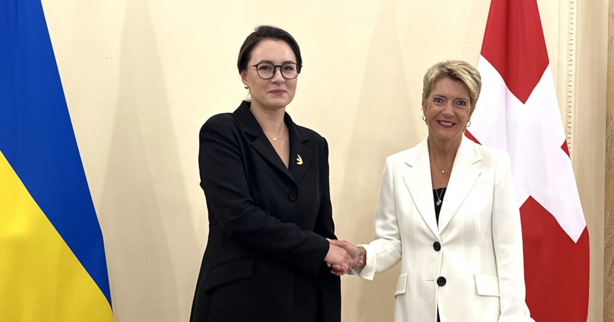 Keller-Sutter riceve la premier ucraina Svyrydenko