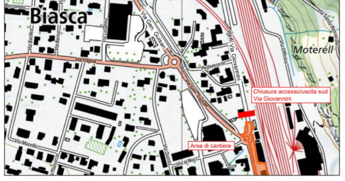 Nuovo nodo intermodale, l'accesso sud di via A. Giovannini sarà sbarrato