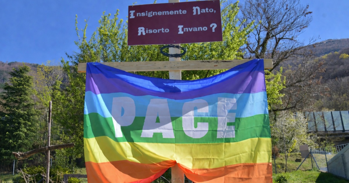 Un'installazione di pace a S. Antonino