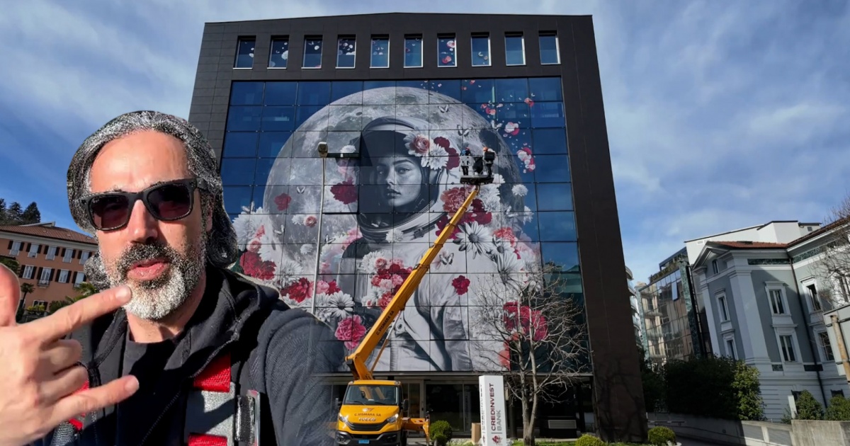 L'astronauta di Lugano ha raggiunto la Luna