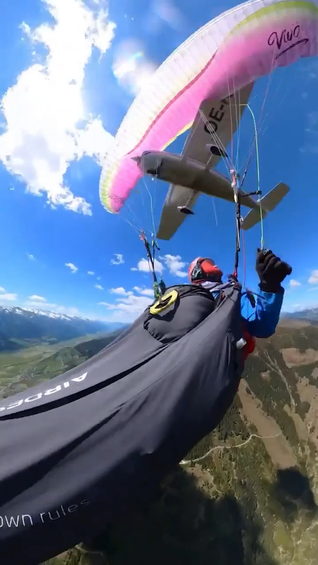 Collisione in volo tra un Cessna e un parapendio