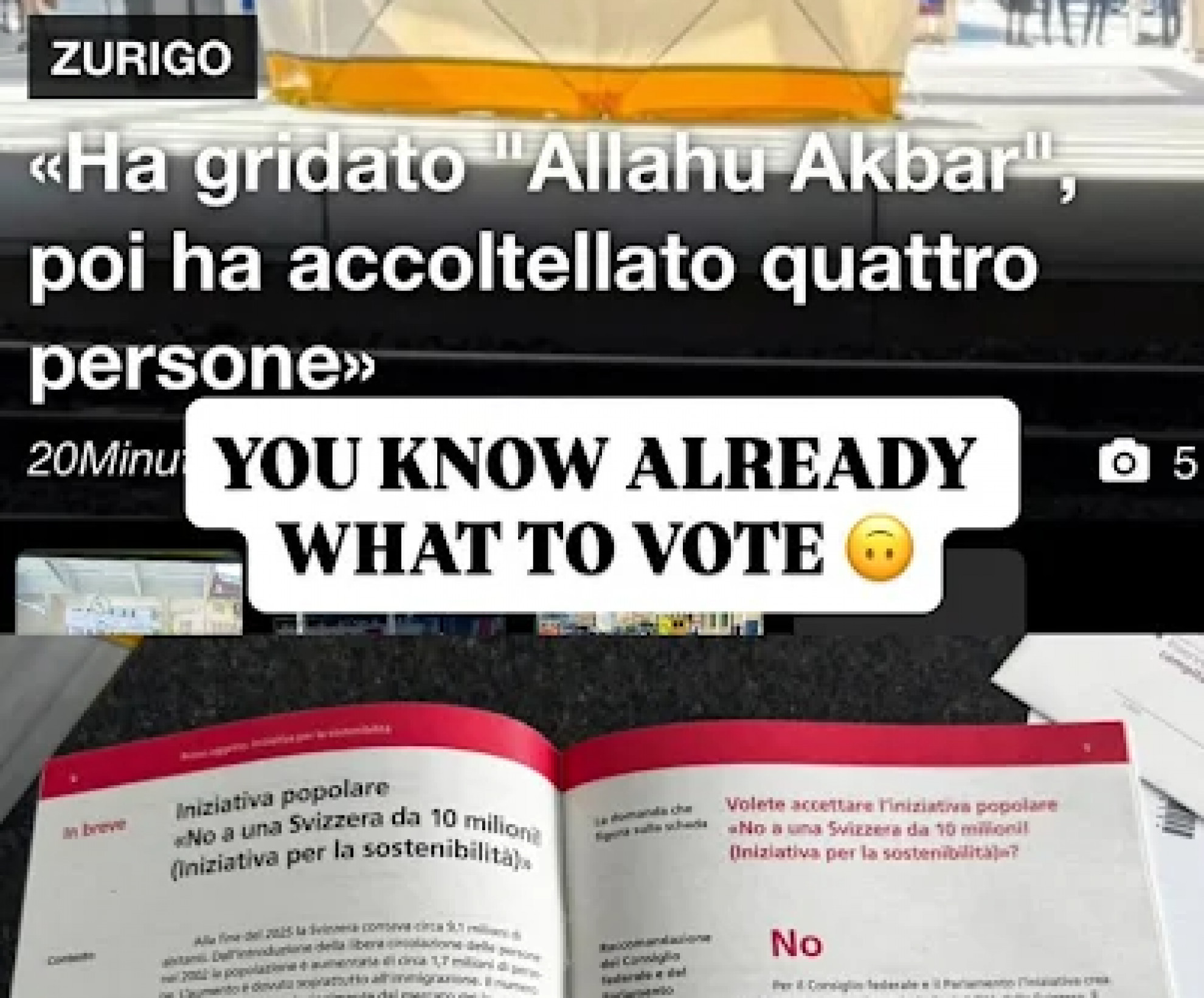 L'aggressione a Winterthur fa da traino all'iniziativa 