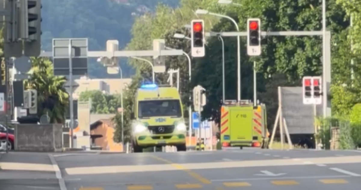Principio di incendio a Bellinzona