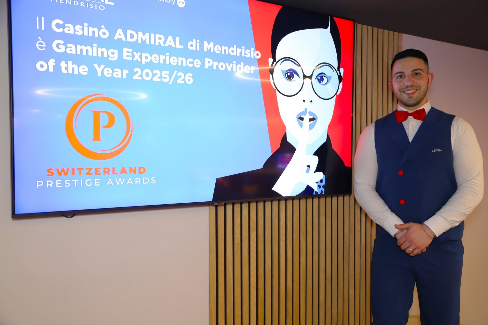 Doppio premio per il Casinò Admiral di Mendrisio!