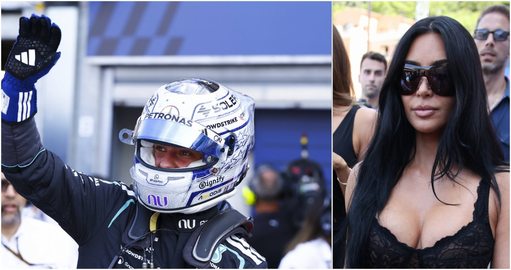 Antonelli si prende la pole sotto gli occhi di Kim Kardashan