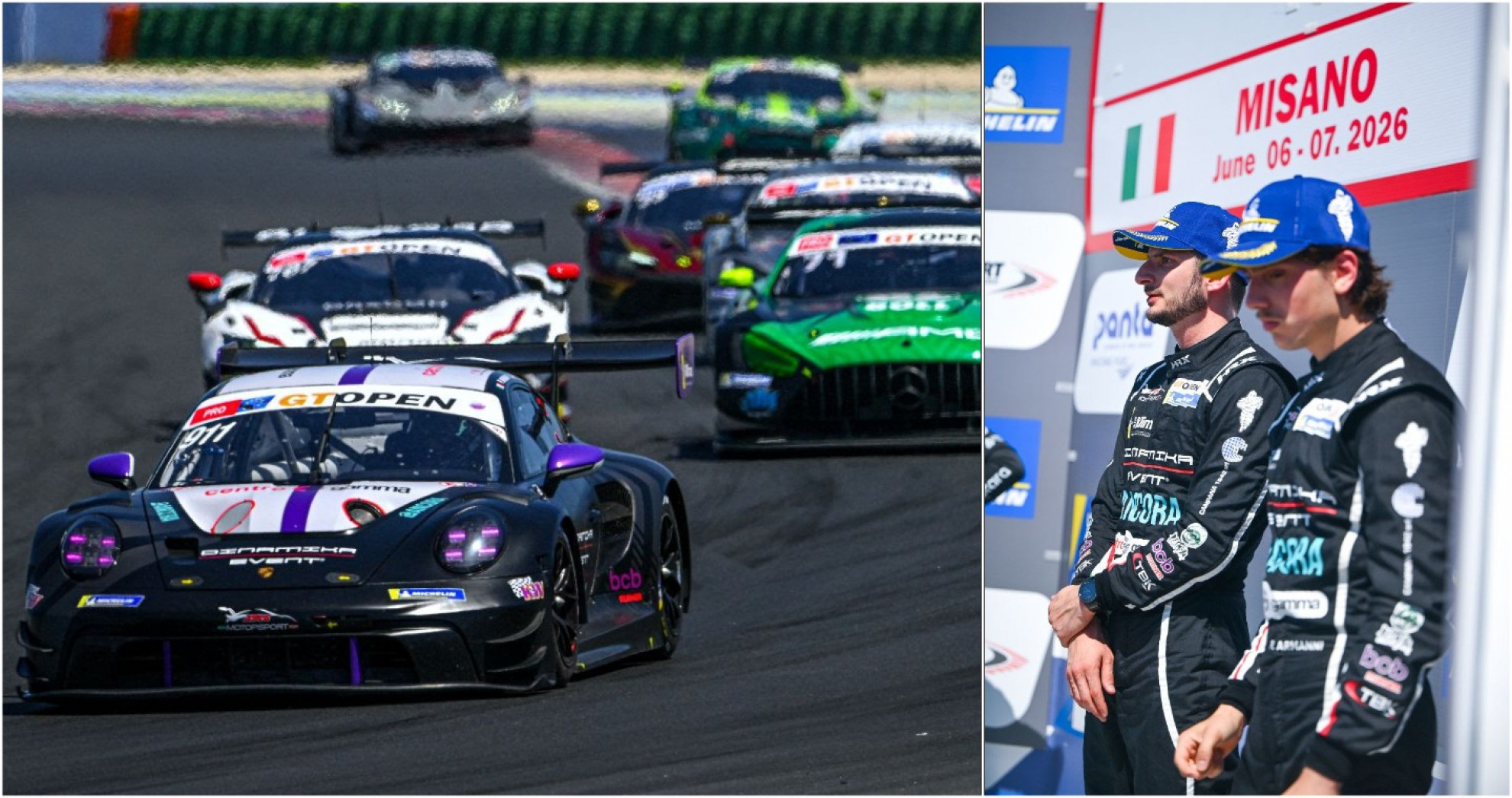 Alex Fontana sul podio a Misano