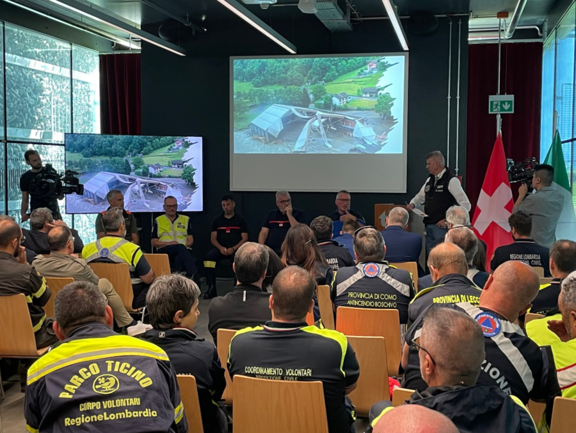Lombardia e Svizzera, alleanza anti-catastrofi: fo