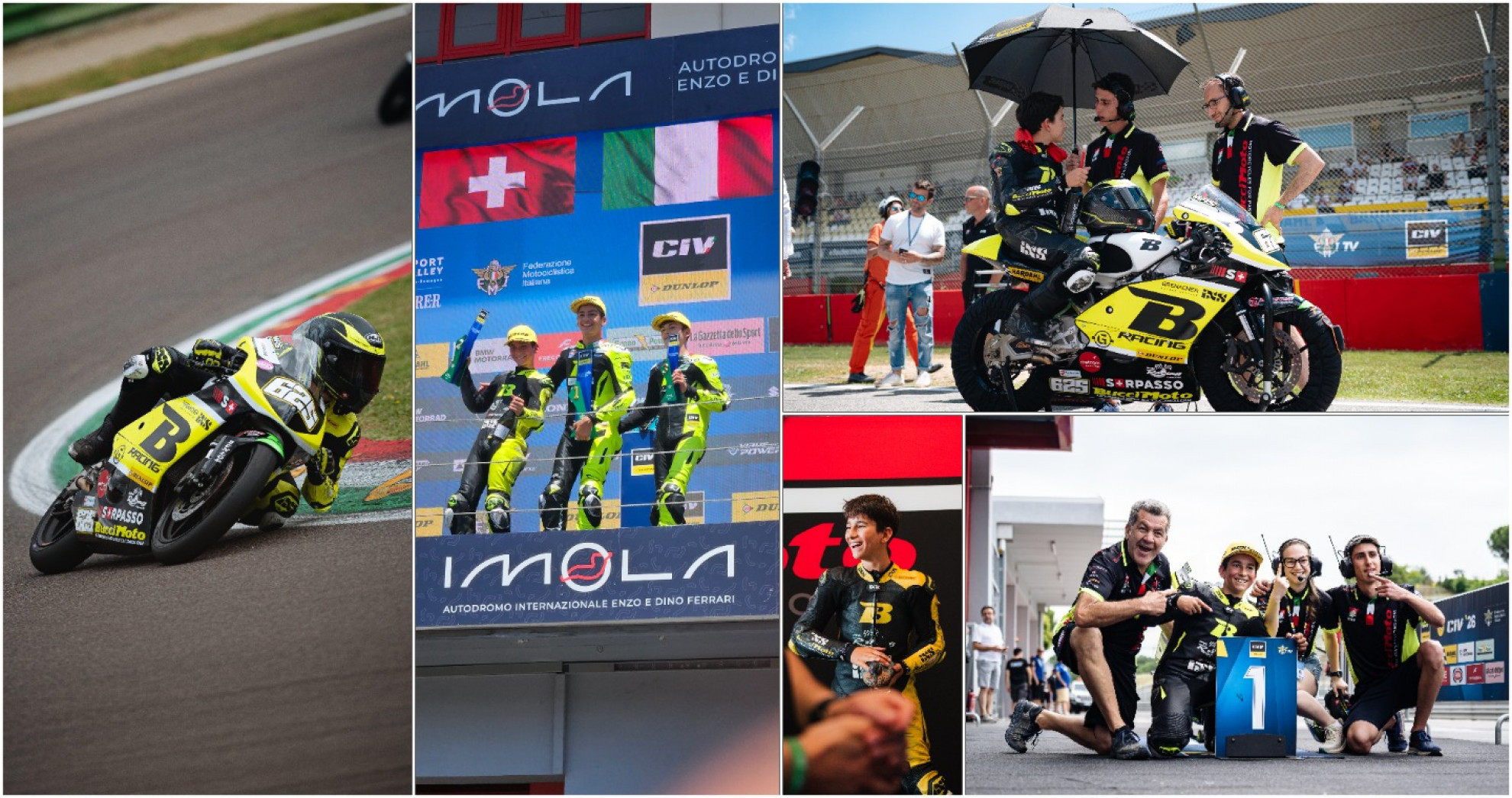 Davide Dotta protagonista nel CIV Moto4 a Imola