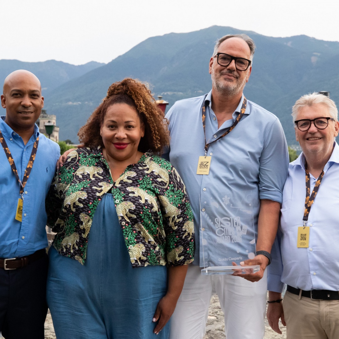 JazzAscona, l'addio di Casparis premiato con il Sister Cities Award