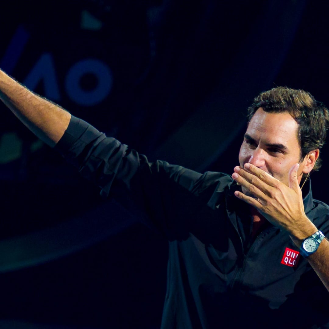 Organizzi un corso e ti ritrovi... Roger Federer