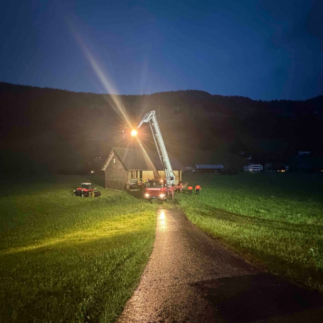 Fulmine colpisce una stalla: danni per 100mila franchi