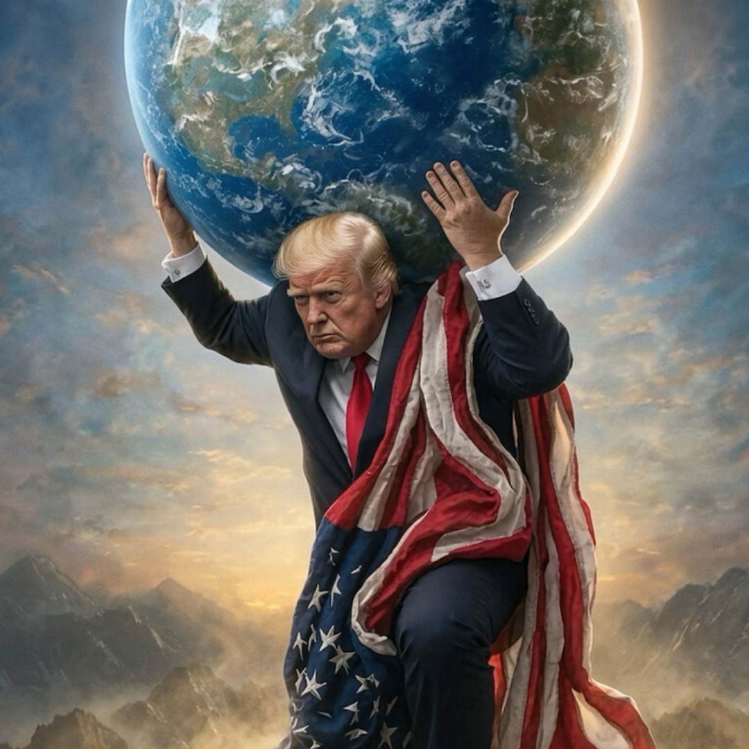 Dopo Gesù, Trump si proclama Atlante