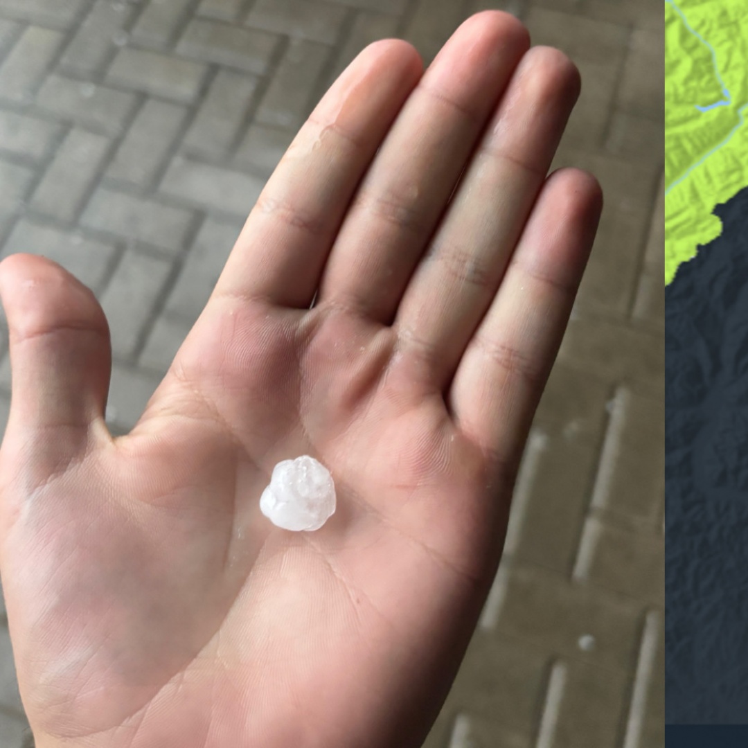 Pioggia e grandine spezzano la calura