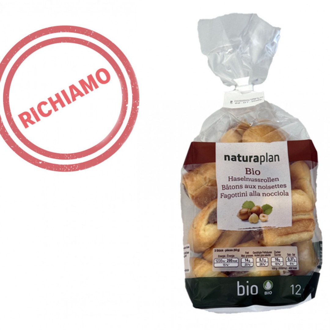 Coop richiama i mini fagottini alla nocciola bio: rischio muffa