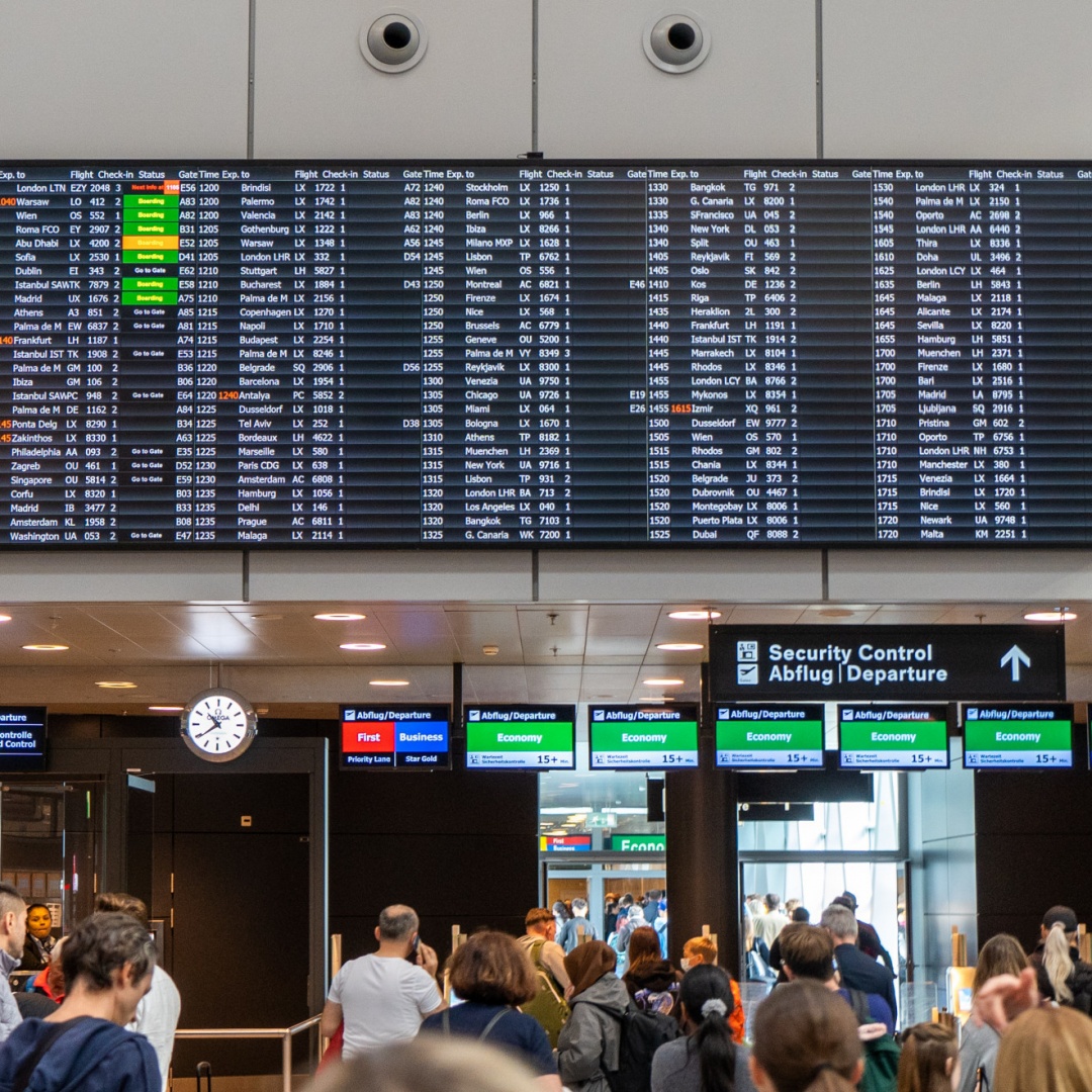 Fino a 110mila passeggeri, oggi, all’aeroporto di Zurigo