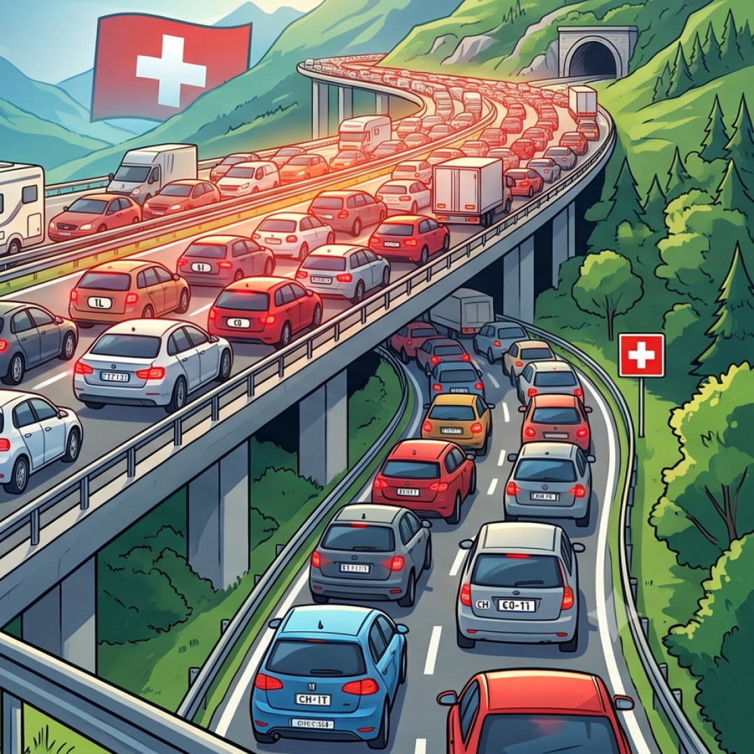 Estate, tornano le code sulle autostrade svizzere: cosa cambia davvero per i frontalieri