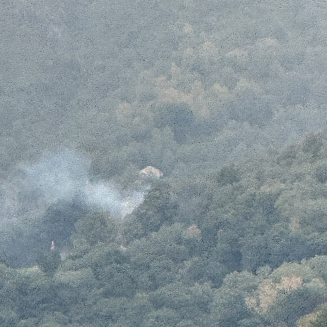 Incendio sopra Tesserete: «È stato un fulmine»