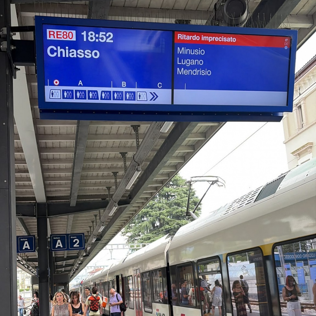Guasto tra Chiasso e Lugano, ritardi e soppressioni