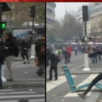 Tensioni a Parigi, la polizia carica un corteo di estrema sinistra. Circa 100 i fermi