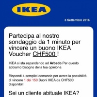 «Non partecipate al sondaggio WhatsApp dell'Ikea, è un fake»