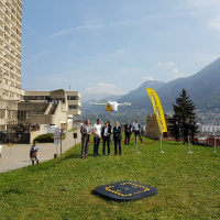 Ecco all’opera il primo drone del Civico