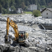 Frana in Val Bregaglia, troppo pericoloso l'intervento dell'esercito