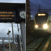 Inizio flop per il treno dei frontalieri