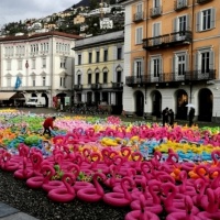 Ecco il nuovo volto colorato di Piazza Grande
