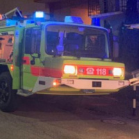 Fiamme in una palazzina in via Ceresio