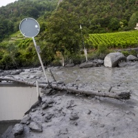 Chamoson: trovate parti dell'auto travolta
