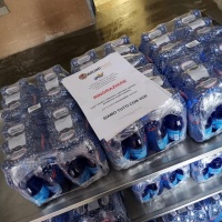 Pizze, acqua e Red Bull per gli operatori sanitari