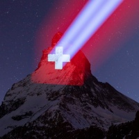 Il Cervino s'illumina di speranza