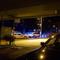 Ingente dispositivo di polizia in via Beltramina