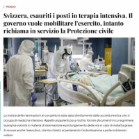 Posti in terapia intensiva finiti? «No, ma la situazione è critica»