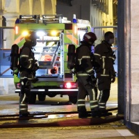 Fiamme nella notte in via Nassa